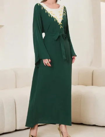 Rochie lunga SHEIN, verde Verde