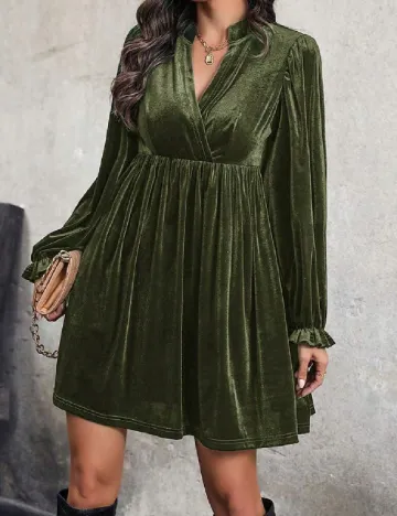 Rochie scurta SHEIN, verde Verde