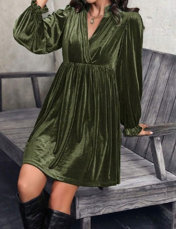 Rochie scurta SHEIN, verde