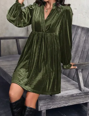 Rochie scurta SHEIN, verde Verde