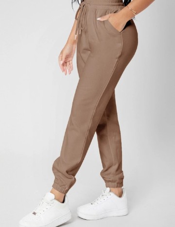 Pantaloni SHEIN, maro