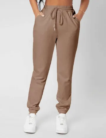 Pantaloni SHEIN, maro Maro