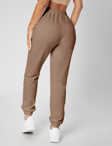 Pantaloni SHEIN, maro Maro