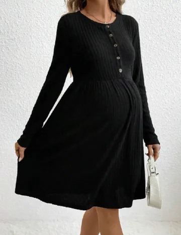 Rochie scurta SHEIN Maternity, negru Negru