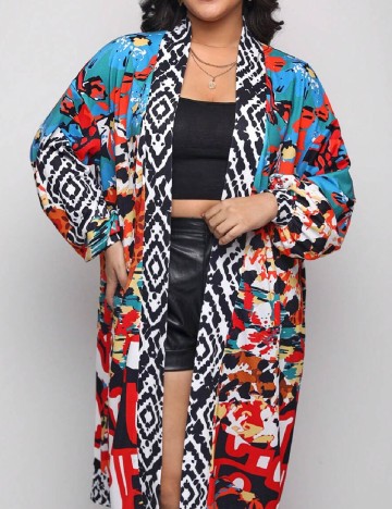 Kimono SHEIN CURVE, mix culori