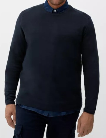 Bluza s.Oliver Plus Size Men, bleumarin