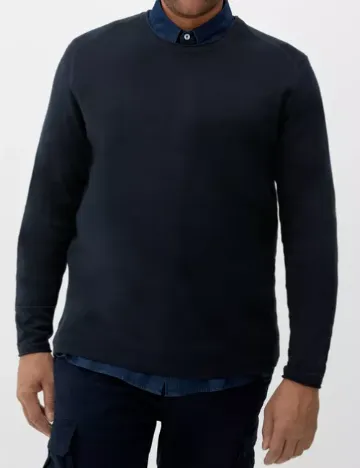 Bluza s.Oliver Plus Size Men, bleumarin Albastru