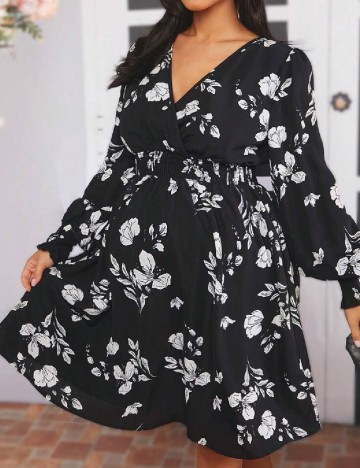 Rochie scurta SHEIN Maternity, negru