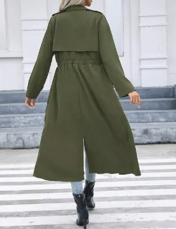 Trench SHEIN, verde Verde