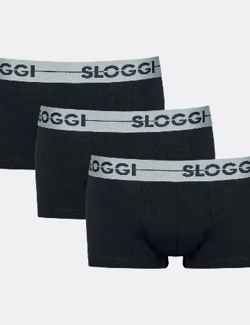 Set Boxeri Sloggi by Triumph, negru Negru