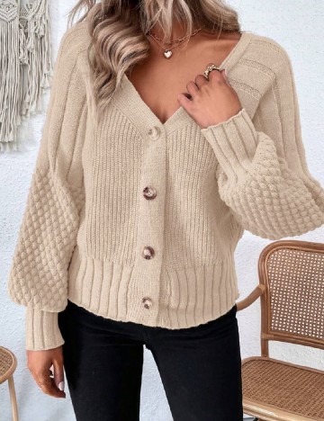 Cardigan SHEIN, crem