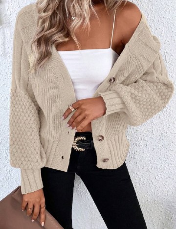 Cardigan SHEIN, crem