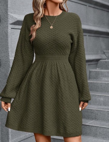 Rochie scurta SHEIN, verde