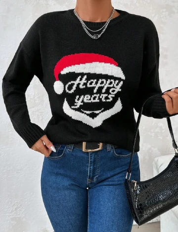 Pulover SHEIN, negru Negru