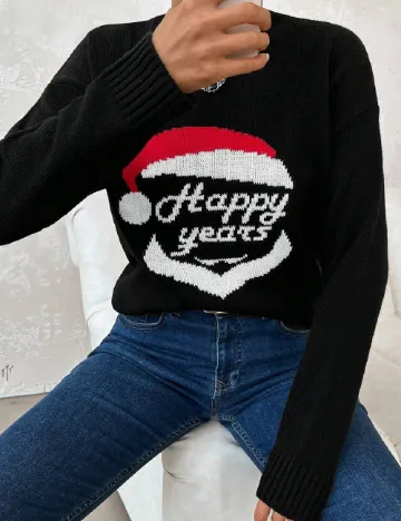 Pulover SHEIN, negru Negru