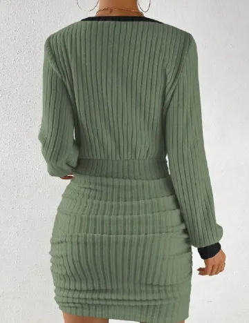 Rochie scurta SHEIN, verde Verde