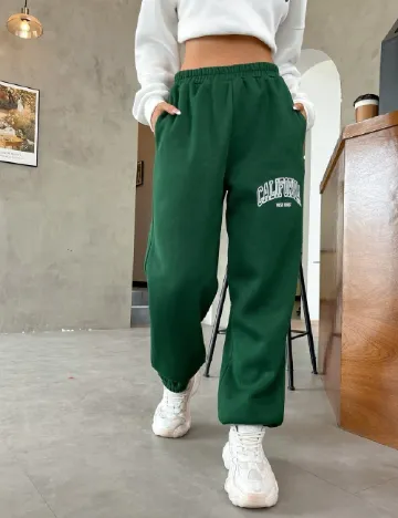 Pantaloni SHEIN, verde Verde