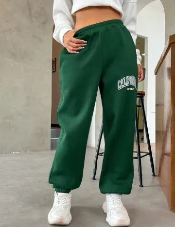 Pantaloni SHEIN, verde Verde