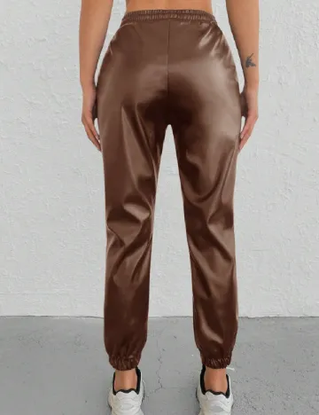 Pantaloni SHEIN, maro Maro