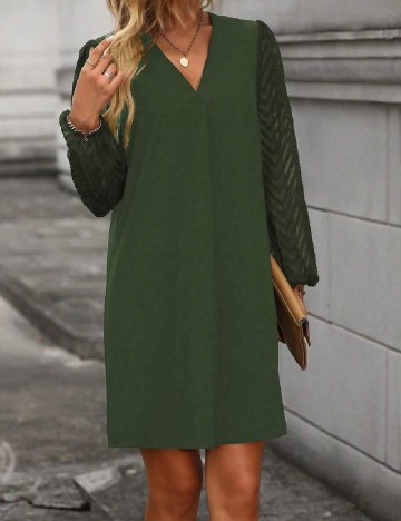 Rochie scurta SHEIN, verde