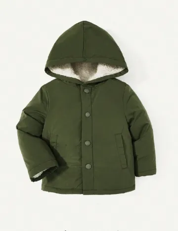 Geaca Shein Kids, verde Verde