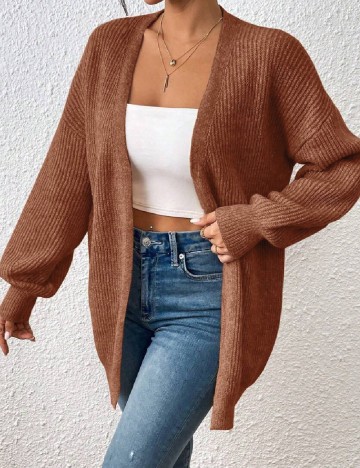 Cardigan SHEIN, maro