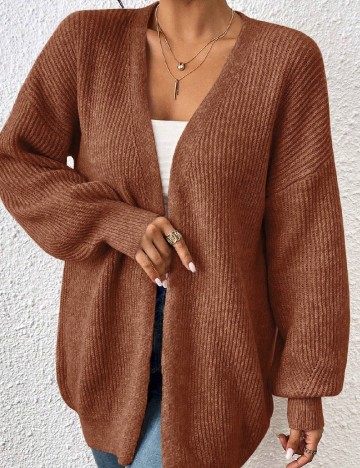 Cardigan SHEIN, maro