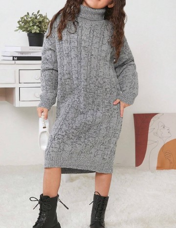 Rochie Shein Kids, gri