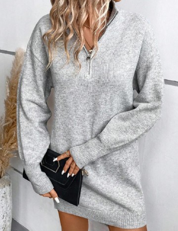 Rochie scurta SHEIN, gri