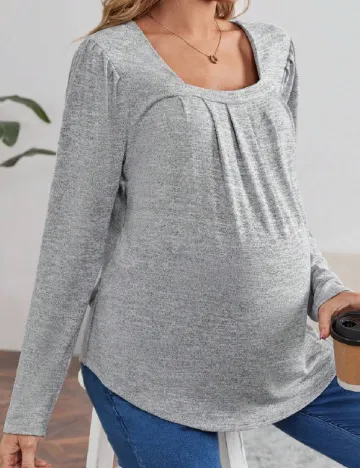 Bluza SHEIN Maternity, gri Gri