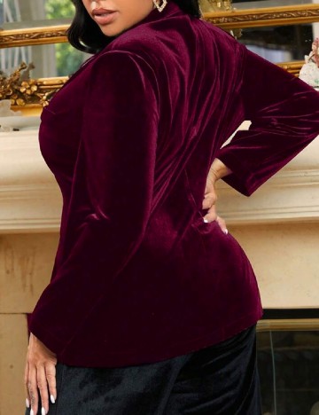Sacou SHEIN CURVE, visiniu