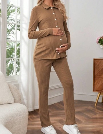 Compleu SHEIN Maternity, maro