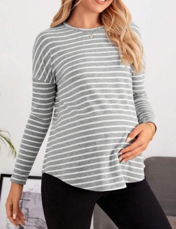 Bluza SHEIN Maternity, gri