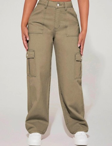 Pantaloni SHEIN, verde