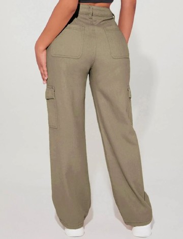 Pantaloni SHEIN, verde