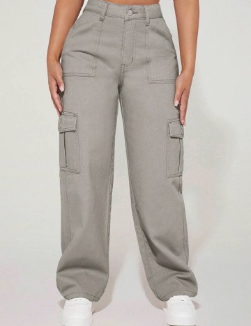 Pantaloni SHEIN, gri