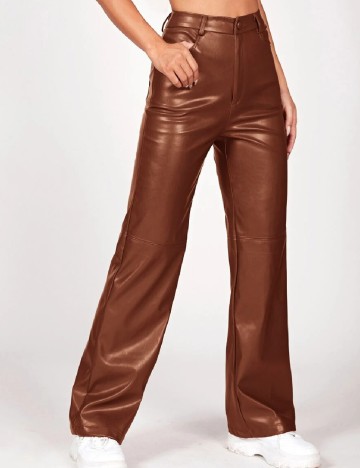 Pantaloni SHEIN, maro