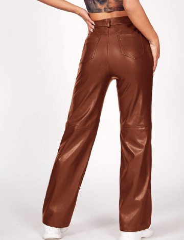 Pantaloni SHEIN, maro