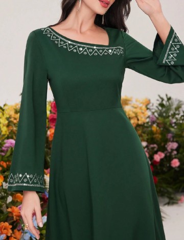 Rochie lunga SHEIN, verde