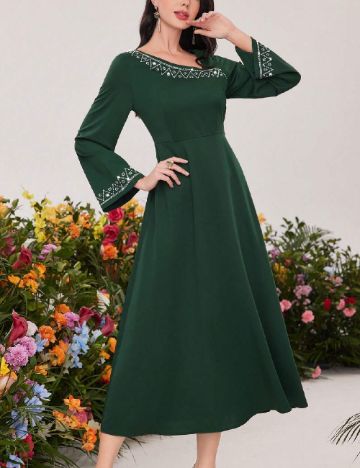 Rochie lunga SHEIN, verde