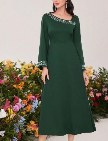 Rochie lunga SHEIN, verde