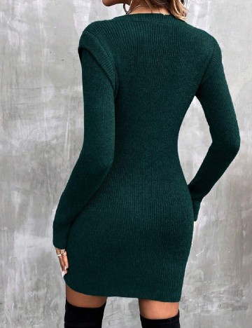 Rochie scurta SHEIN, verde