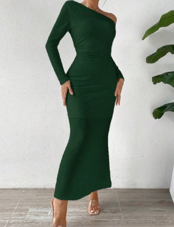 Rochie lunga SHEIN, verde