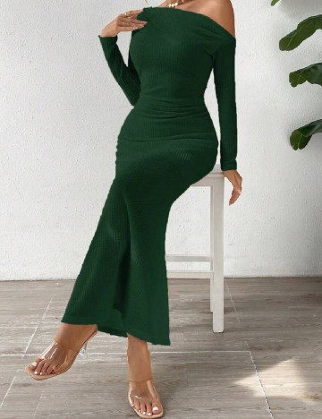 Rochie lunga SHEIN, verde