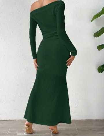 Rochie lunga SHEIN, verde Verde