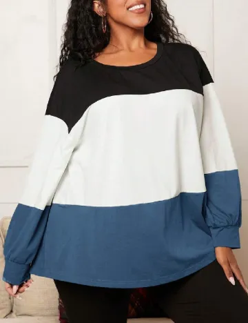 Bluza Oversize SHEIN CURVE, mix culori Mix culori