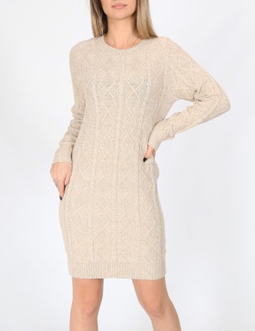 Rochie scurta SHEIN, crem