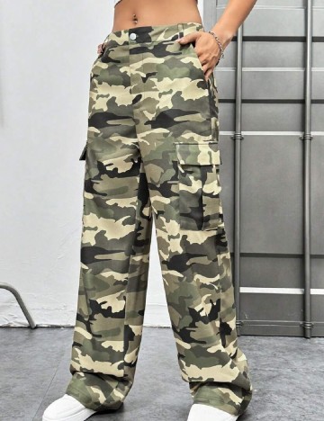 Pantaloni SHEIN, army