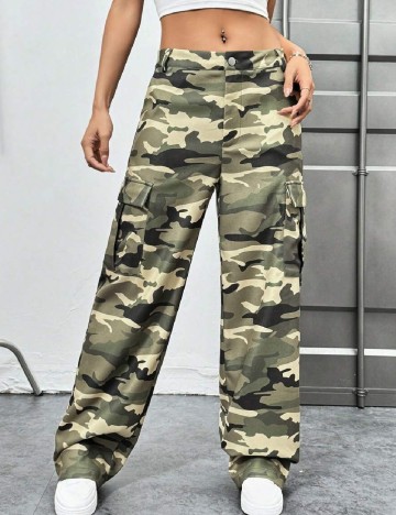 Pantaloni SHEIN, army