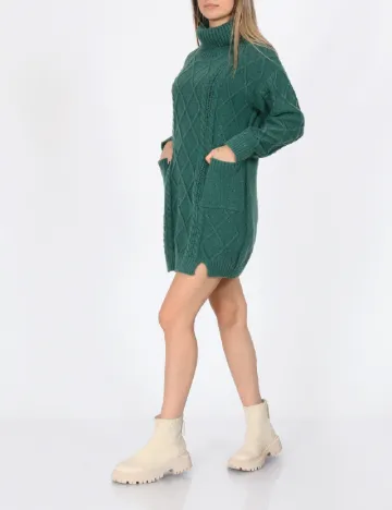 Rochie scurta SHEIN, verde Verde